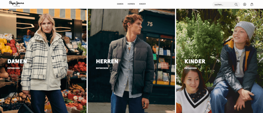 PepeJeans Online shop